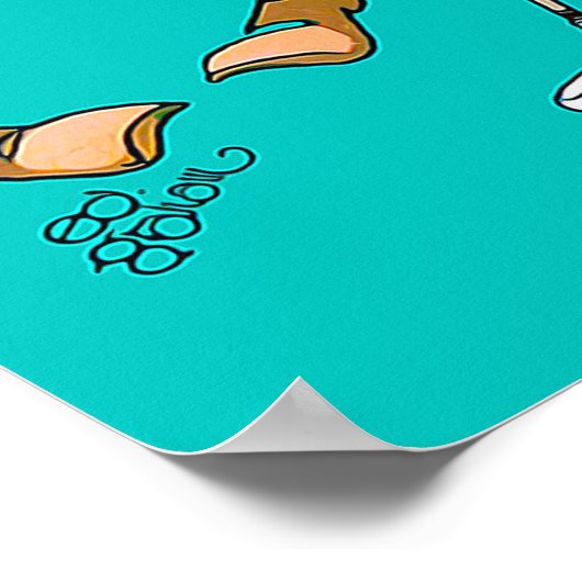  1930 Golfafdrukken Poster (Hoek)