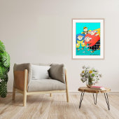  1930 Golfafdrukken Poster