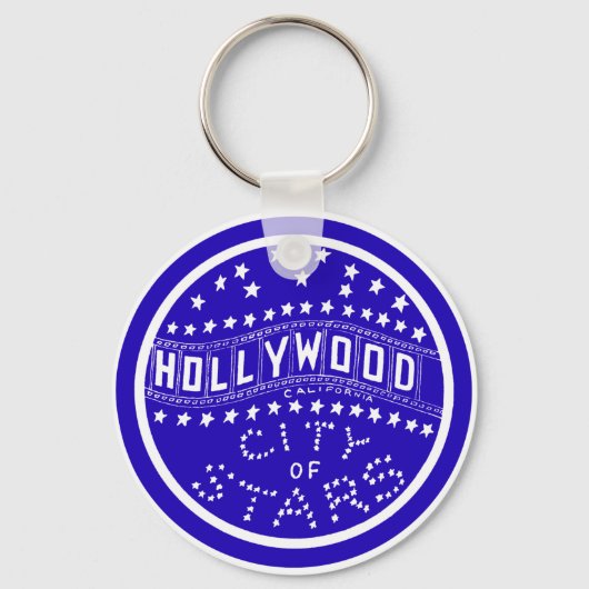 1930 Hollywood Californië Sleutelhanger (Voorkant)