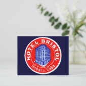 1930 Hotel Bristol Cuba Briefkaart (Staand voorkant)