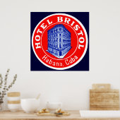 1930 Hotel Bristol Cuba Poster (Keuken)