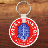 1930 Hotel Bristol Cuba Sleutelhanger (Voorkant)