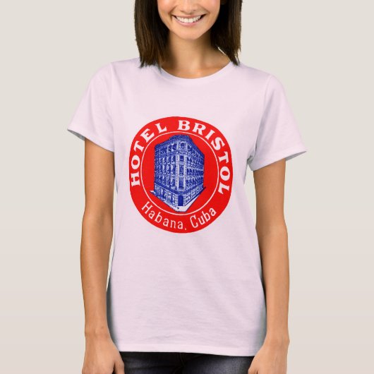 1930 Hotel Bristol Cuba T-shirt (Voorkant)