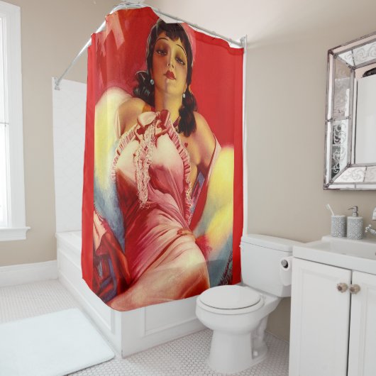 1930-inch hottie douchegordijn (In situ)