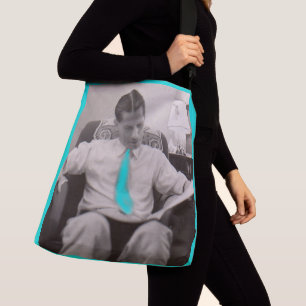 1930 lezen van het papier crossbody tas