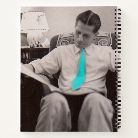 1930 lezen van het papier notitieboek (Achterkant)