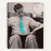 1930 lezen van het papier notitieboek (Voorkant)