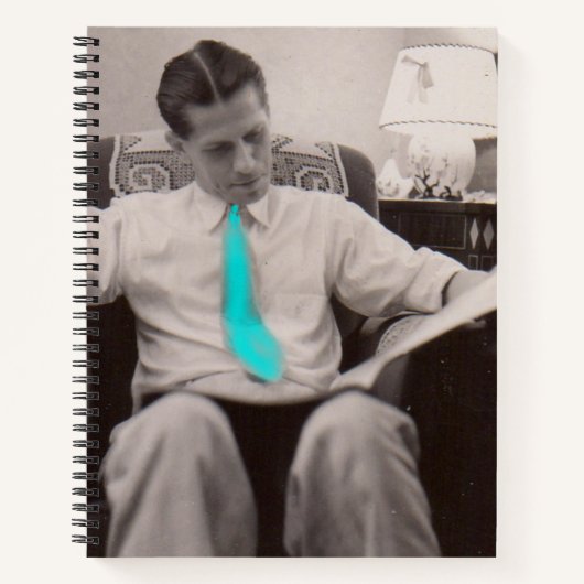 1930 lezen van het papier notitieboek (Voorkant)