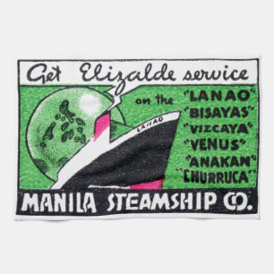 1930 Manila Steamship Company Theedoek