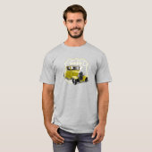 1930 Model A Gele Classic Hotrod Route66 T-Shirt (Voorkant volledig)