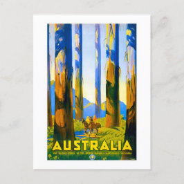  1930 Percy Trompf Australian Travel Poste Briefkaart