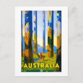  1930 Percy Trompf Australian Travel Poste Briefkaart (Voorkant)