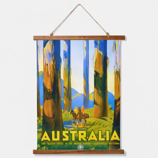 1930 Percy Trompf Australian Travel Poster Hangend Wandkleed (Voorkant)