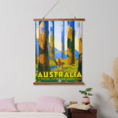 1930 Percy Trompf Australian Travel Poster Hangend Wandkleed (Slaapkamer)