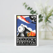 1930 Poznan Expo Poster Briefkaart (Staand voorkant)