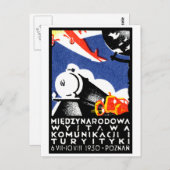 1930 Poznan Expo Poster Briefkaart (Voorkant / Achterkant)