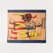 1930 Prins Barin van Flash Gordon paperdoll Wandkleed (Voorkant (horizontaal))