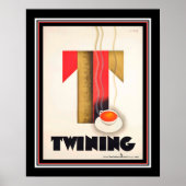 1930 Twining Tea Ad door Charles Loupot Poster (Voorkant)