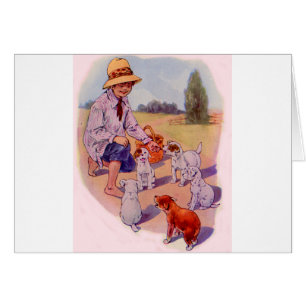 1930 voedende puppies