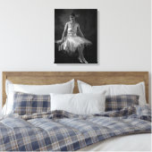 1930 Zwarte vrouw Canvas Afdruk (Insitu (Slaapkamer))