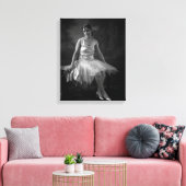1930 Zwarte vrouw Canvas Afdruk (Insitu (Woonkamer))