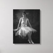 1930 Zwarte vrouw Canvas Afdruk (Voorkant)
