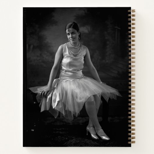 1930 Zwarte vrouw Notitieboek (Achterkant)