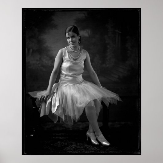 1930 Zwarte vrouw Poster (Voorkant)