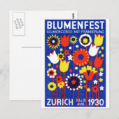 1930 Zwitsers Show Briefkaart (Voorkant / Achterkant)