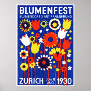 1930 Zwitsers Show Poster
