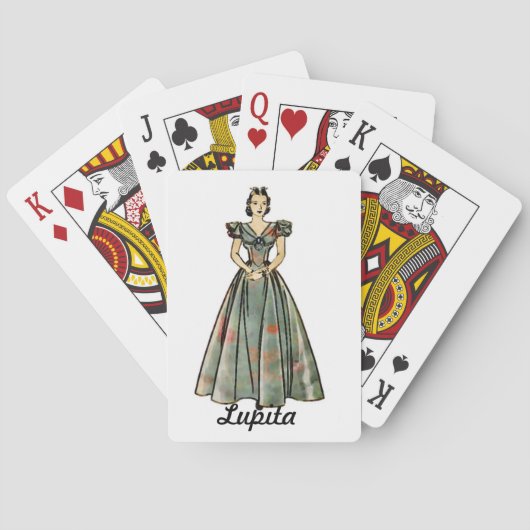 1930s Afbeelding Persoonlijke speelkaart Cadeaus Pokerkaarten (Achterkant)