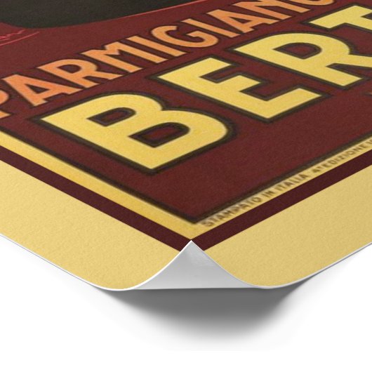 1930s Bertozzi Cheese Advertisement Poster (Hoek)