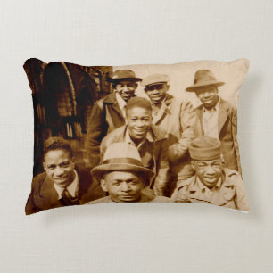 .1930s boyz uit de motorkap RPPC Accent Kussen