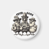 "1930s Chicken Robbers" Magnet (Voorkant)
