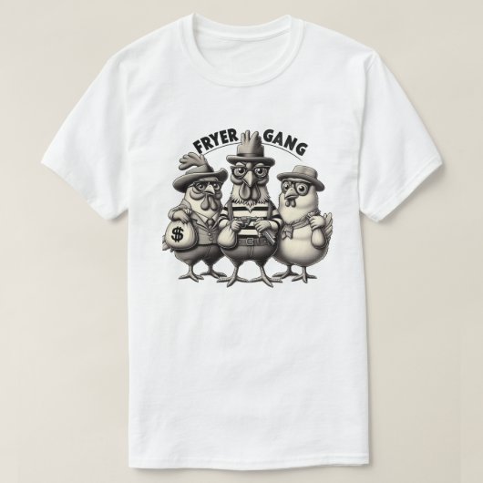 1930s Chicken Robbers Shirt (Design voorkant)