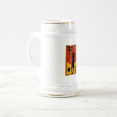 1930's Classic Golf Art Print Bierpul (Voorkant links)