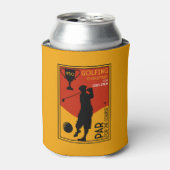 1930's Classic Golf Art Print Blikjeskoeler (Blikje Voorkant)