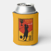 1930's Classic Golf Art Print Blikjeskoeler (Blikje Achterkant)