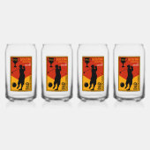 1930's Classic Golf Art Print Blikvorm Glas (Achterkant)