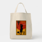 1930's Classic Golf Art Print Tote Bag (Achterkant)