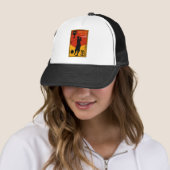 1930's Classic Golf Art Print Trucker Pet (In situ)