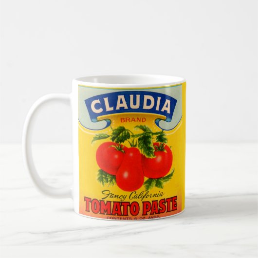 1930s Claudia tomato paste label Koffiemok (Links)