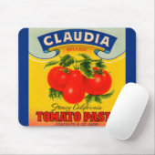 1930s Claudia tomato paste label Muismat (Met muis)