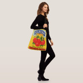 1930s Claudia tomato paste print Crossbody Tas (Op model)