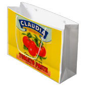 1930s Claudia tomato paste print Groot Cadeauzakje (Voorkant Gekanteld)