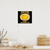 1930s Deer Brand Grapefruitsap Poster (Keuken)