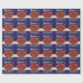 1930s Deer Cut Beets bliklabel Cadeaupapier (Vlak)