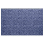 1930's  Denim Blue Floral Stof (Yard (91,4 cm))