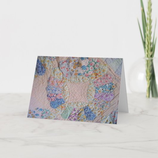  1930's Dresden Bord Notecard Kaart (Voorkant)