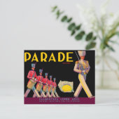 1930s Etiket op citroenkrat Briefkaart (Staand voorkant)